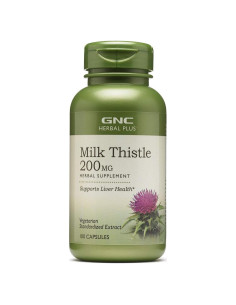 Suplemento Cardo Mariano GNC Herbal Plus 200mg 100 Porciones