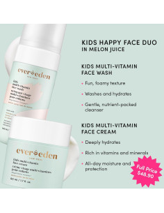 Set de Cuidado Facial Vegano Evereden Kids - Jugo de Melón 2