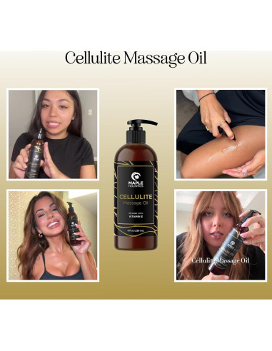 Aceite de Masaje Anticelulitis Maple Holistics 248g - Reafirmante