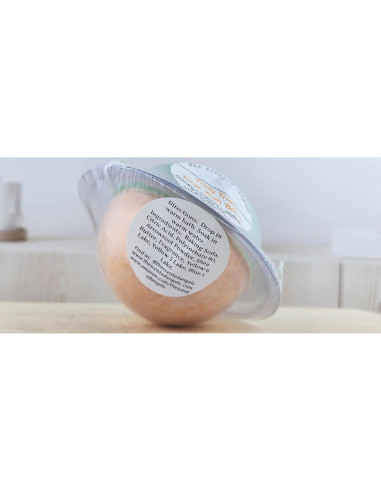 Bomba de Baño de Melón Natural 226.8g - Los Ángeles Aromatizados