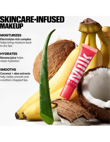 Bálsamo Labial Electrolyte Balmade Milk Makeup - Hidratante Transparente