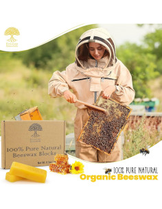 Bloques de Cera de Abeja Amarilla Eco Lux 8 Piezas 100% Natural 2