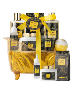 Cesta de Regalo Spa Saint Roy - 8 Piezas Orquídea y Jazmín