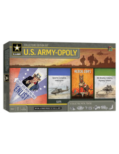 Juego de Mesa U.S. Army Opoly MasterPieces - 2-6 Jugadores