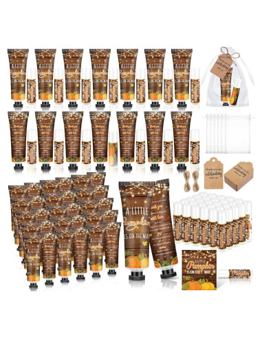 50 Sets Regalo Loción de Manos y Bálsamo Labial Dimsile