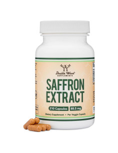 Suplemento de Azafrán Double Wood 210 Cápsulas Veganas 88.5mg