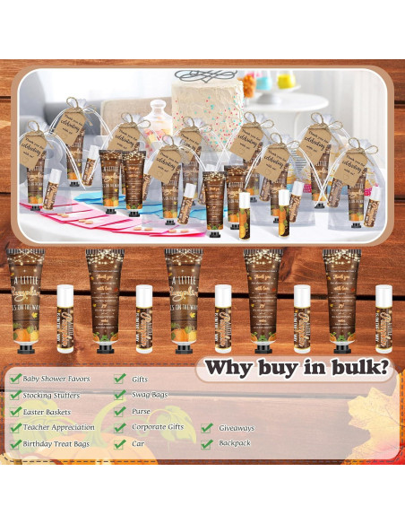 50 Sets Regalo Loción de Manos y Bálsamo Labial Dimsile