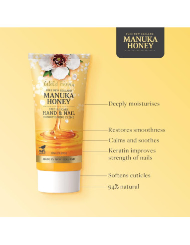 Crema Hidratante para Manos y Uñas Wild Ferns 85ml