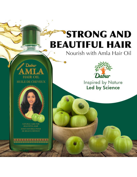 Aceite Capilar Dabur Amla 500ml x3 - Cuidado Natural Unisex