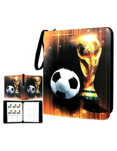 Carpeta de Tarjetas de Fútbol QANYYO 900 Bolsillos Recargable