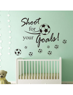 Calcomanía de Pared de Fútbol Hanlongyu - 70x70 cm 2