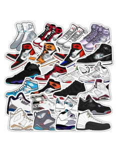 50 Pegatinas de Vinilo Impermeables Sticker Universe Zapatillas