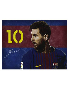 Póster de Lionel Messi 61x46 cm Arte de Pared Brillante