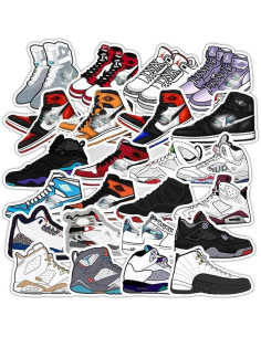 50 Pegatinas de Vinilo Impermeables Sticker Universe Zapatillas 2