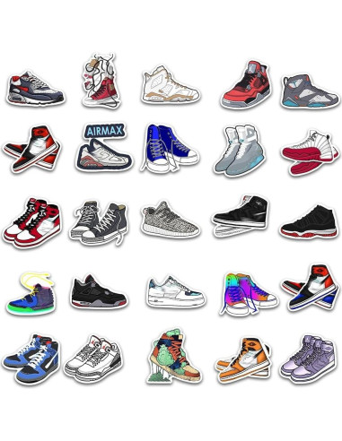 50 Pegatinas de Vinilo Impermeables Sticker Universe Zapatillas