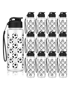 12 Botellas de Agua Deportivas Funnymoom 500 ml Fútbol
