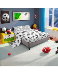 Juego de Sábanas Queen Manfei 4 Piezas Microfibra Deportes 2