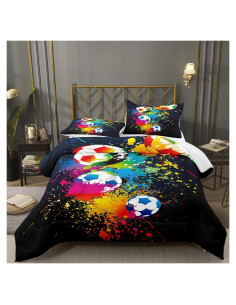 Conjunto de Ropa de Cama Bodhi Individual Fútbol 100% Microfibra