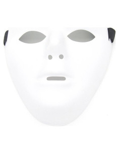 Máscara Blanca de Halloween Kvvdi para Disfraces - Unisex