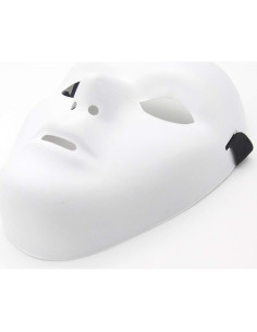 Máscara Blanca de Halloween Kvvdi para Disfraces - Unisex 2