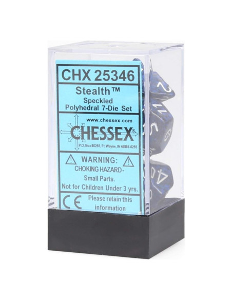 Juego de Dados Poliedricos Chessex 7 Piezas 16mm D&D