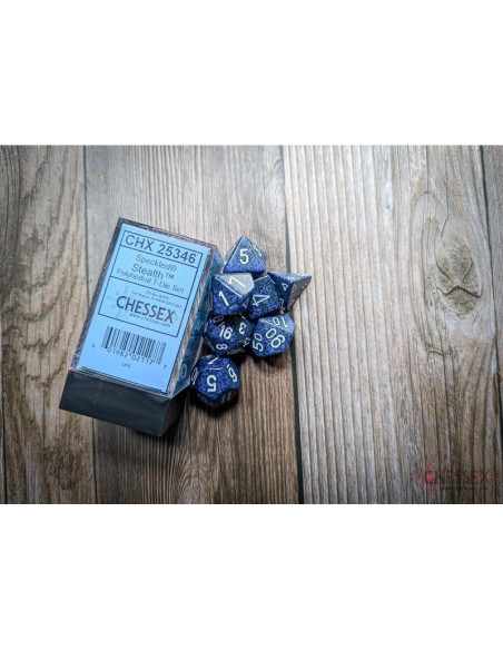 Juego de Dados Poliedricos Chessex 7 Piezas 16mm D&D
