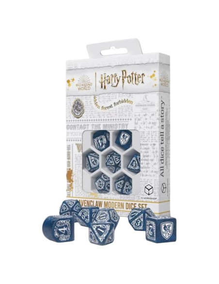 Juego de Dados Modernos Harry Potter Gryffindor - Q WORKSHOP
