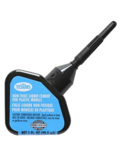 Cemento Plástico No Tóxico Testors 29.57 ml para Modelismo