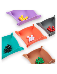 Tazones de Almacenamiento Plegables GAMELAND para Juegos - 5 Piezas