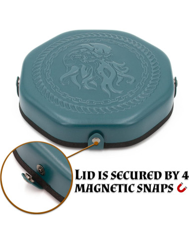 Bandeja de Dados y Estuche CASEMATIX Verde para 115 Dados RPG