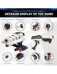 Blaster de Espuma Star Wars Stormtrooper con 30 Dardos 2