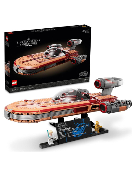 LEGO Star Wars Landspeeder Luke Skywalker 75341, 1890 Piezas LEGO Star Wars Landspeeder Luke Skywalker 75341, 1890 Piezas