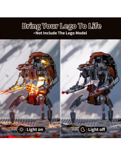 Kit de Iluminación LED BRIKSMAX para Lego 75381 Droideka 2