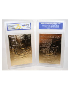 Tarjeta Coleccionable Star Wars Darth Vader Oro 23KT Gem Mint 10