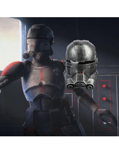 Casco Evere Echo Clon SW The Bad para Cosplay y Decoración 2