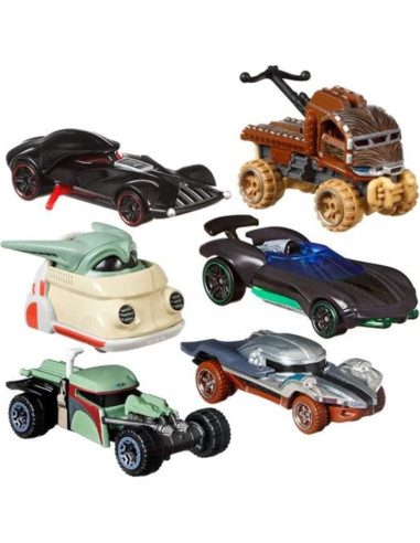 Coche Diecast Hot Wheels Star Wars Grogu 4.14x13.97cm