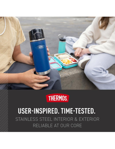 Botella de Agua THERMOS Serie ICON 18 oz Acero Inoxidable Verde