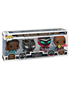 Funko POP! Marvel Pantera Negra Wakanda Paquete 4 Figuras