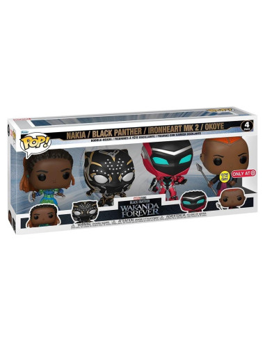 Funko POP! Marvel Pantera Negra Wakanda Paquete 4 Figuras