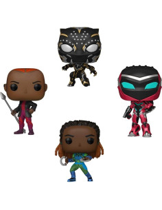 Funko POP! Marvel Pantera Negra Wakanda Paquete 4 Figuras 2