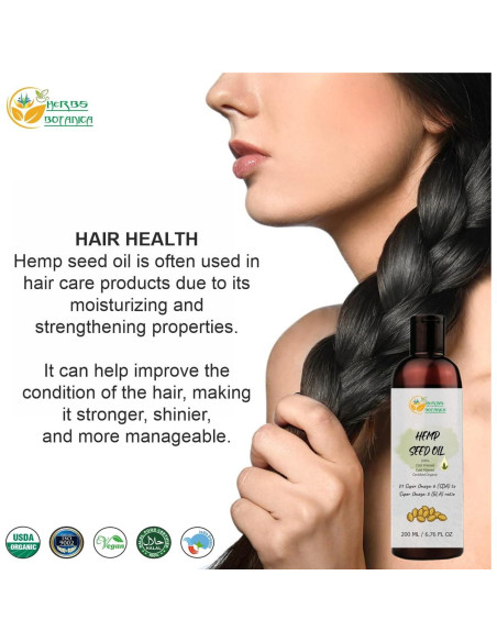 Aceite de Semilla de Cañamo 100% Puro Sai Expo Mart 200 ml Aceite de Semilla de Cañamo 100% Puro Sai Expo Mart 200 ml