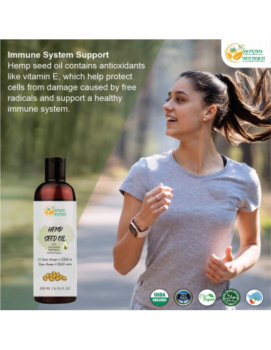 Aceite de Semilla de Cañamo 100% Puro Sai Expo Mart 200 ml