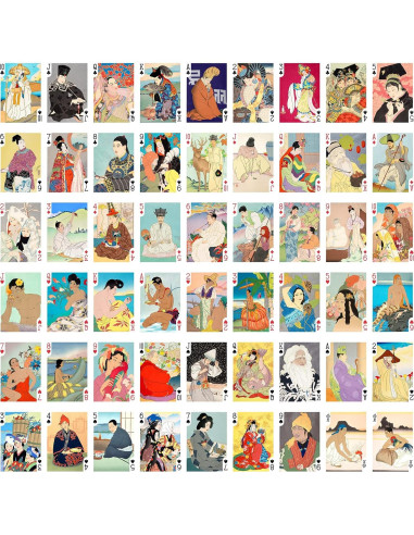 Baraja de Póker Vintage FlonzGift 54 Cartas Diferentes