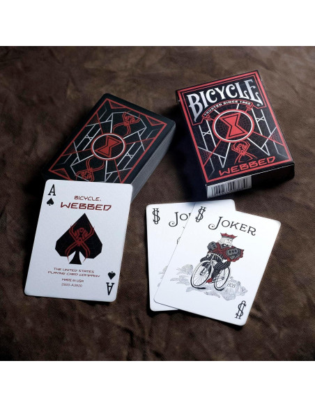 Barajas de Juego Bicycle Telaraña Edición Limitada 52 cartas