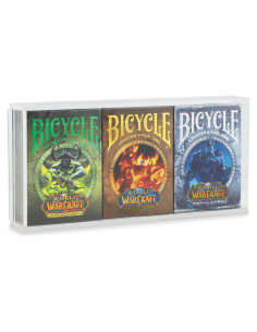 Cartas de Juego Bicycle World of Warcraft - 3 Barajas con Estuche