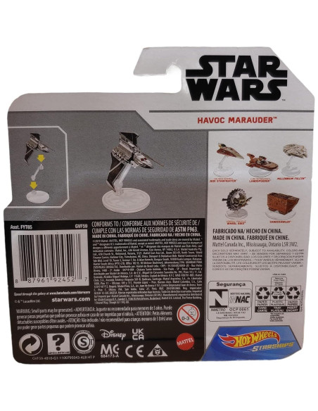 Nave Estelar Hot Wheels Star Wars Bad Batch Havoc Marauder