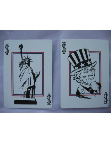 Mazo de Cartas Bicycle USA Rojo Blanco Azul 52 Piezas