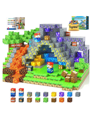 Bloques Magnéticos 100 Piezas Toyvimo Juguetes STEM 3-10 Años