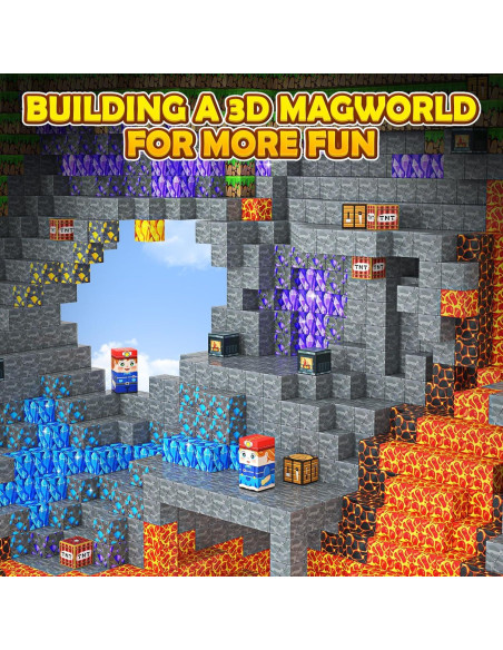 Bloques Magnéticos 100 Piezas Toyvimo Juguetes STEM 3-10 Años