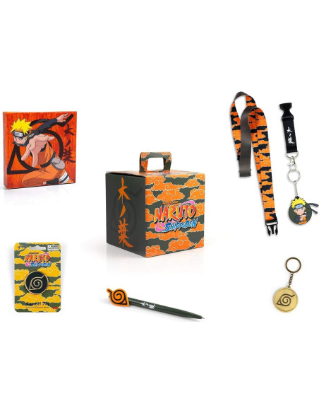 Caja de Coleccionistas Naruto Shippuden Just Funky - 5 Artículos Caja de Coleccionistas Naruto Shippuden Just Funky - 5 Artículos